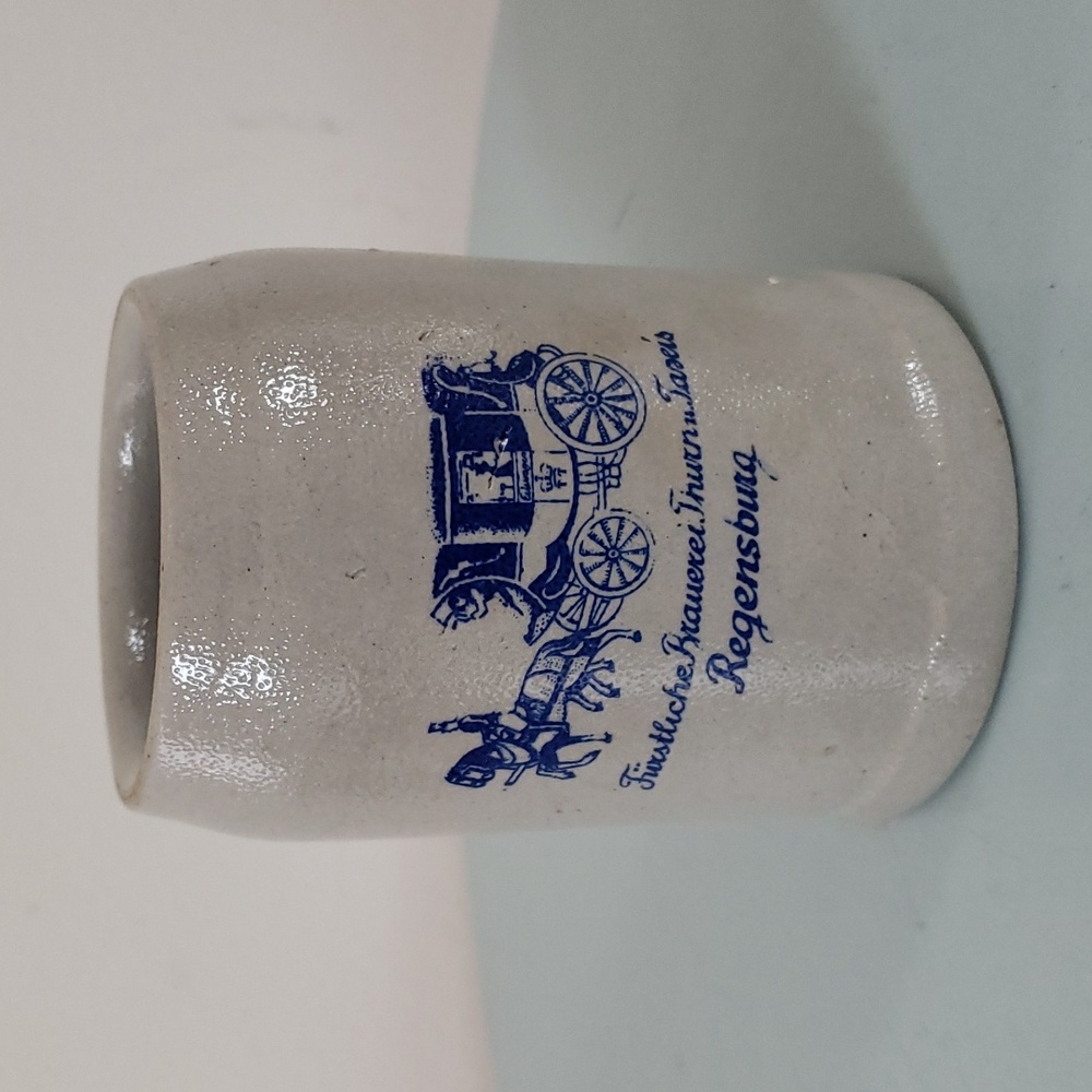 Vintage Fürstliche Brauerei Thurn und Taxis Regensburg Stein Coffee Mug 0.25L